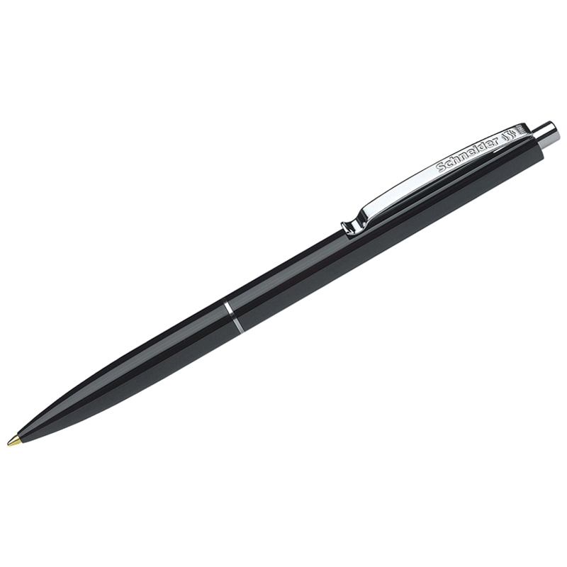 Ручка шариковая автоматическая Schneider "K15" черная, 1,0мм, корпус черный, ш/к