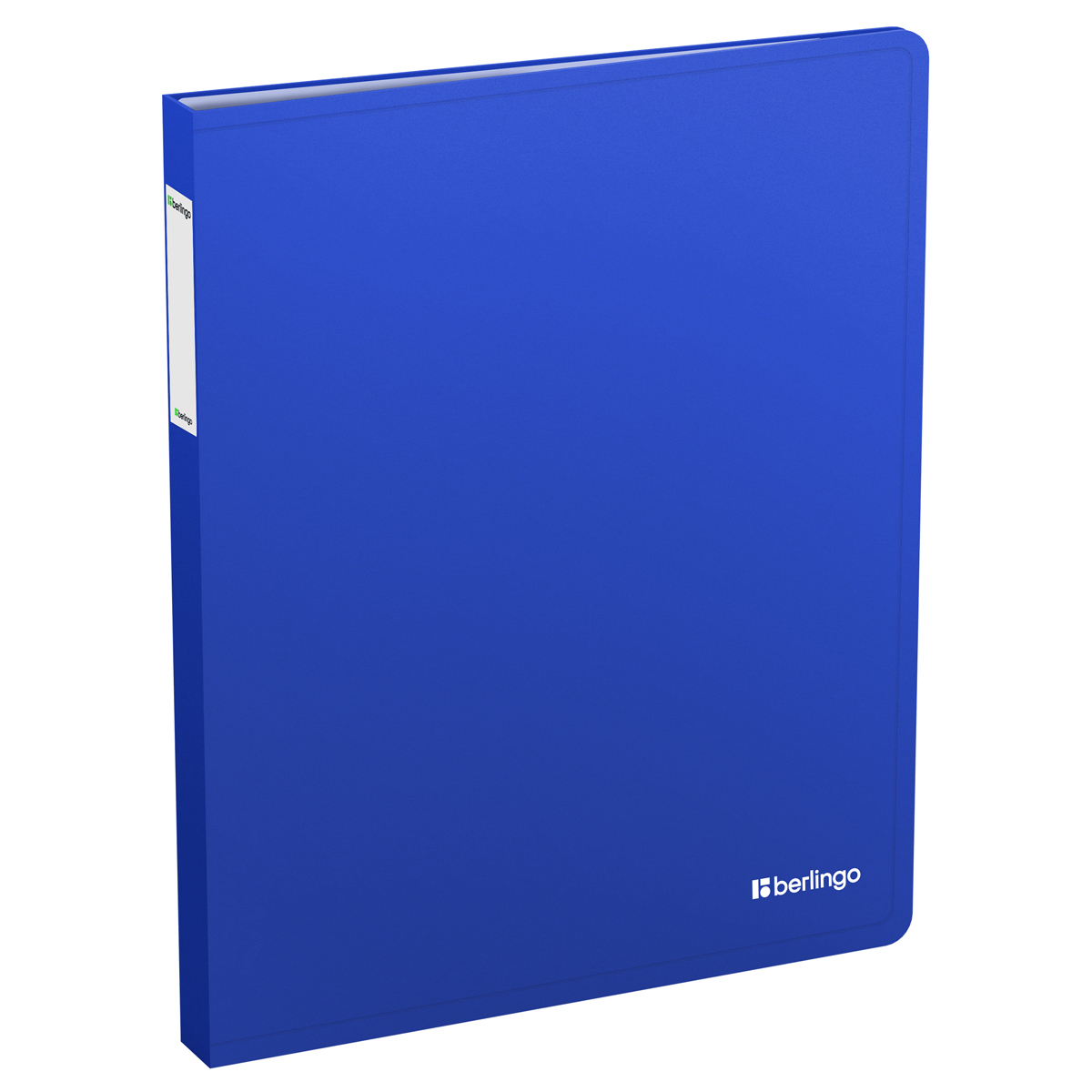Папка с 40 вкладышами Berlingo "Soft Touch" А4, 25мм, 700мкм, синяя, с внутр. карманом
