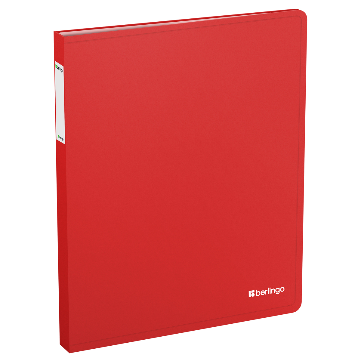 Папка с 40 вкладышами Berlingo "Soft Touch" А4, 25мм, 700мкм, красная, с внутр. карманом