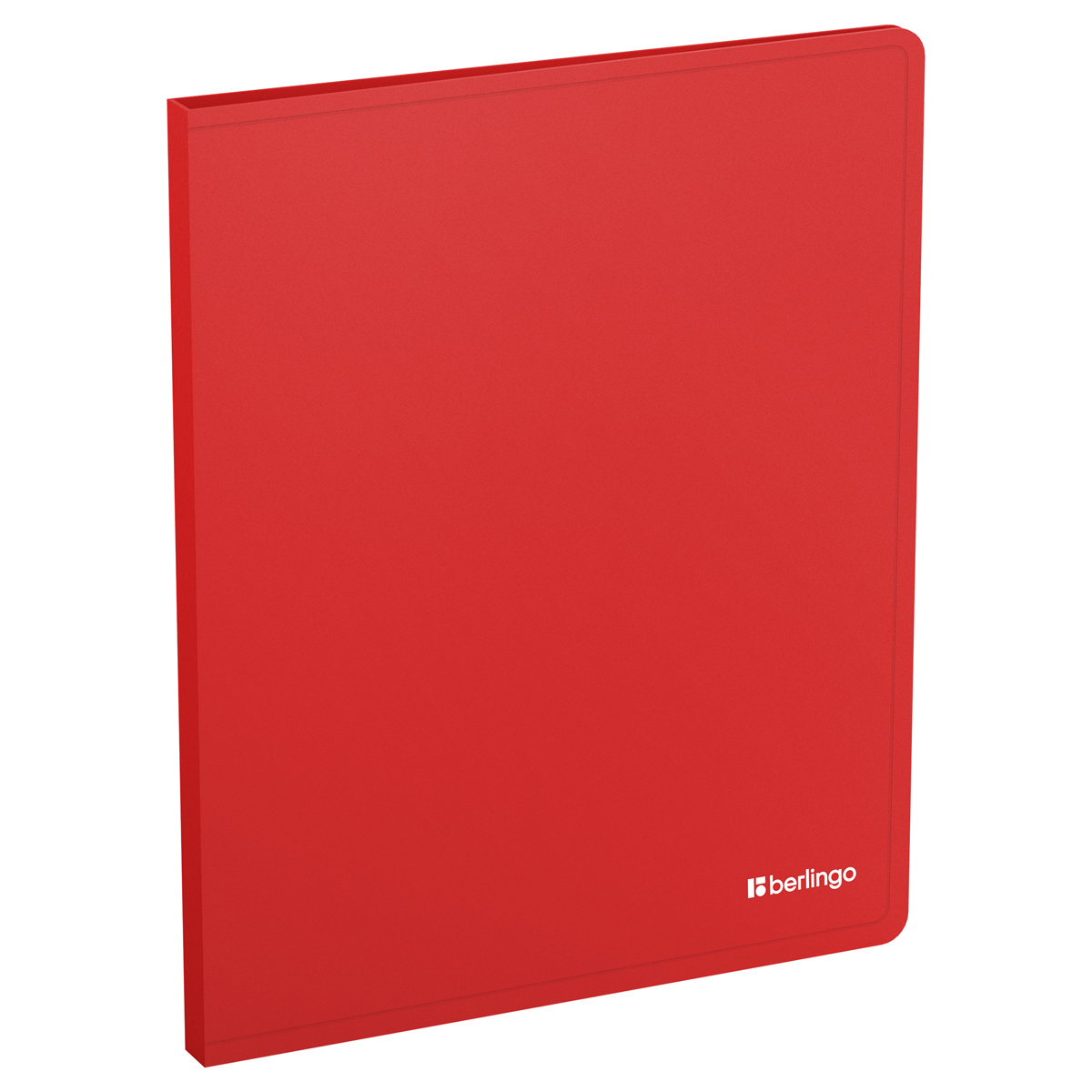 Папка с зажимом Berlingo "Soft Touch" А4, 17мм, 700мкм, красная, с внутр. карманом