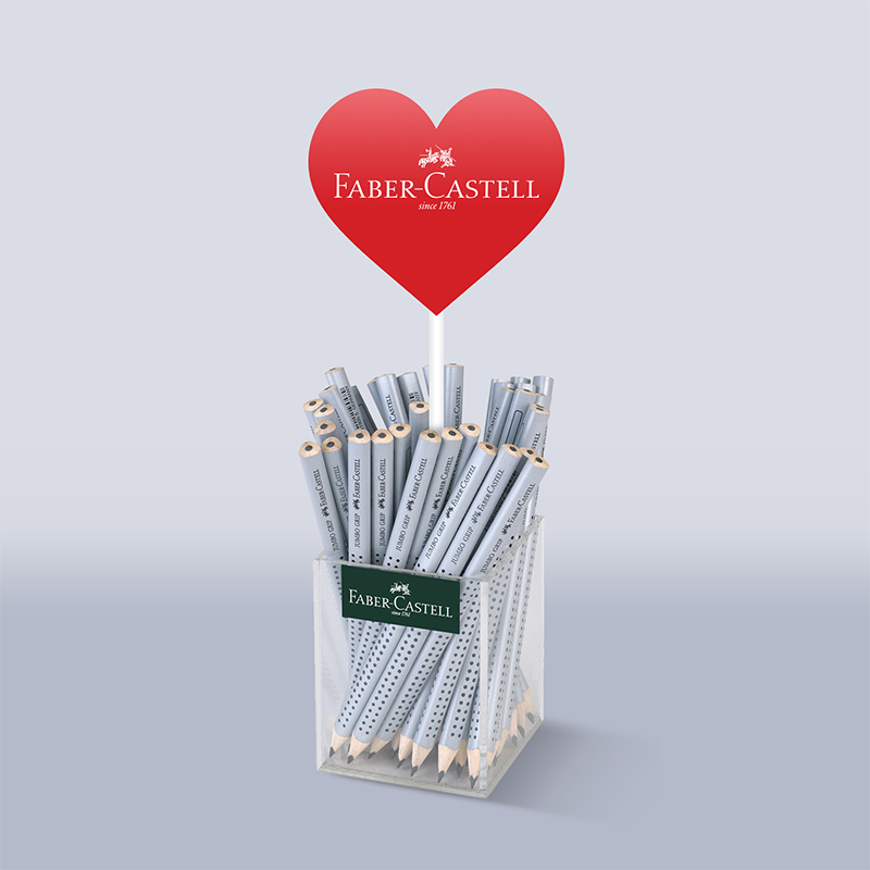 Флажок Faber-Castell, сердце