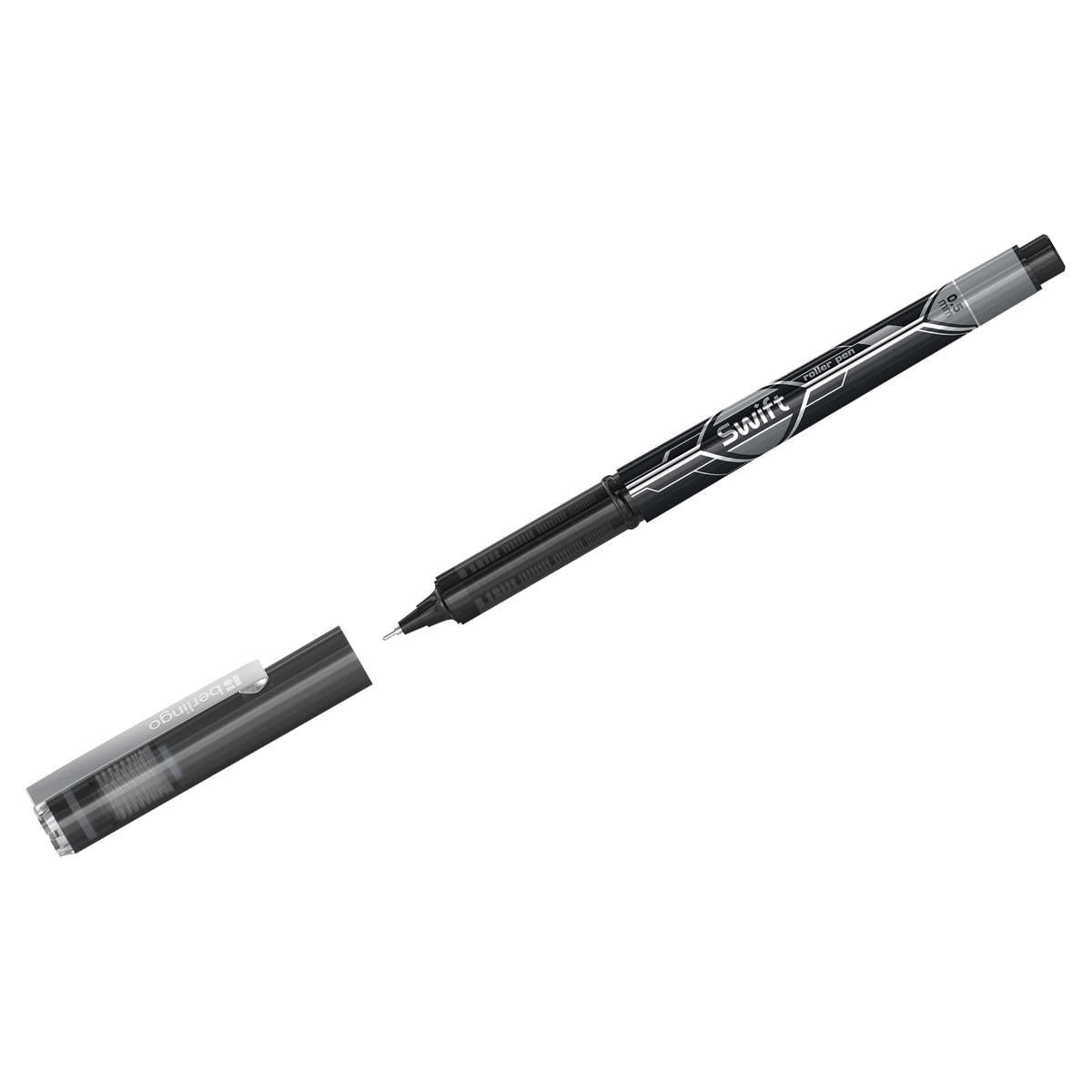 Ручка-роллер Berlingo "Swift" черная, 0,5мм