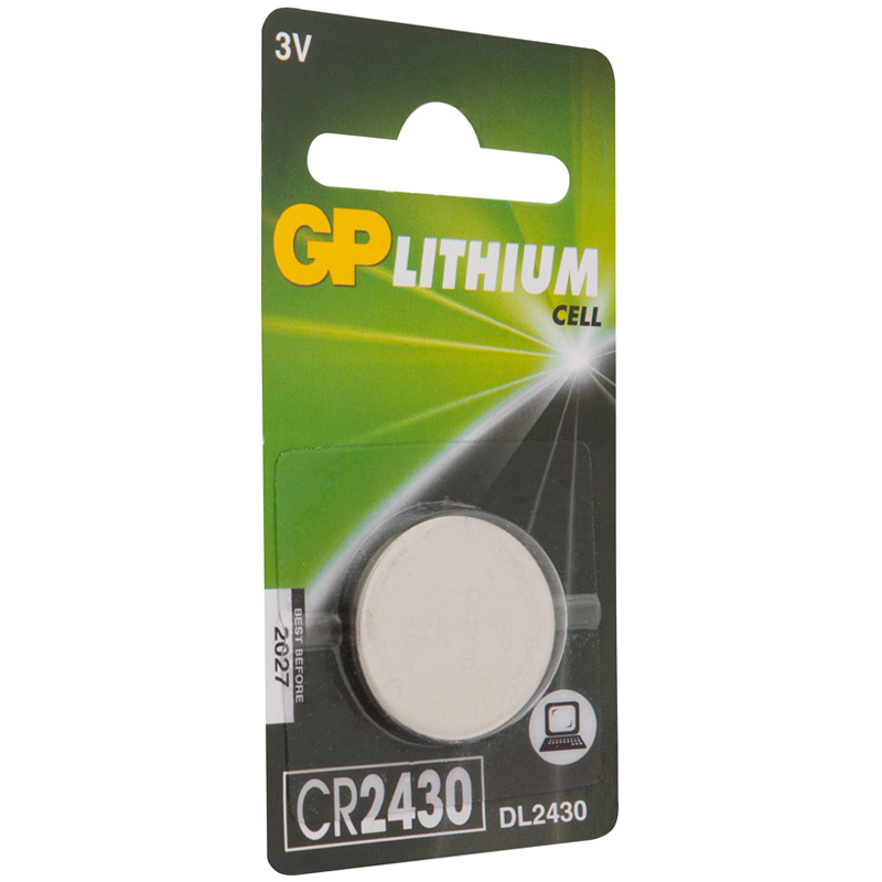 Батарейка GP CR2430 (DL2430) литиевая, BC1