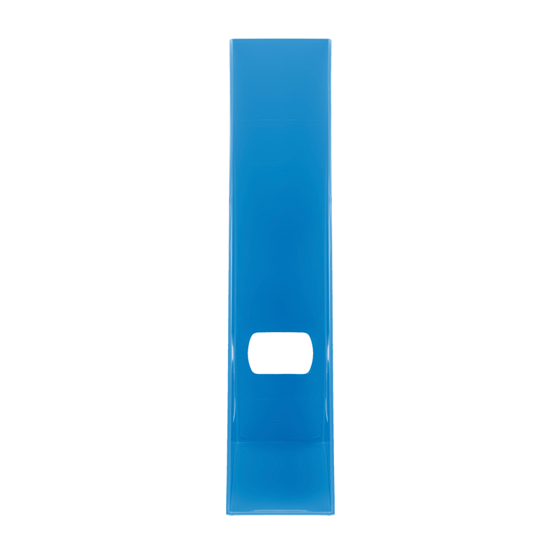 Лоток для бумаг вертикальный СТАММ "Респект", голубой