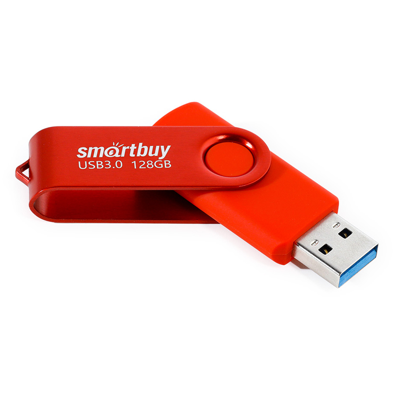 Память Smart Buy "Twist"  128GB, USB 3.0 Flash Drive, красный