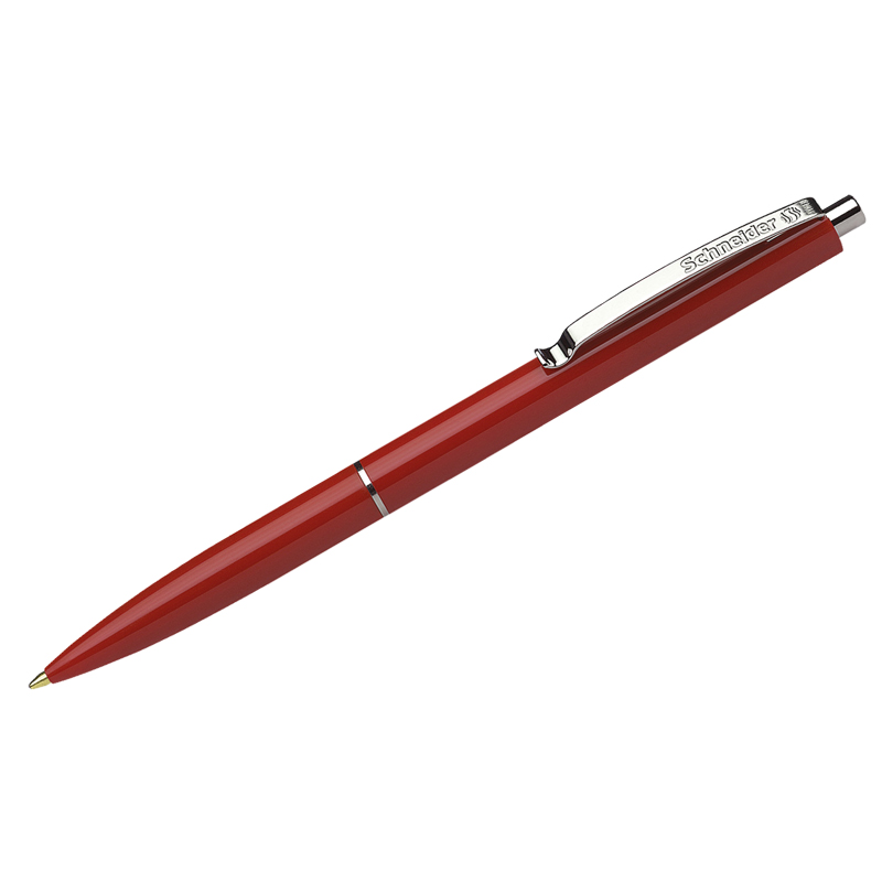Ручка шариковая автоматическая Schneider "K15" синяя, 1,0мм, корпус красный, ш/к