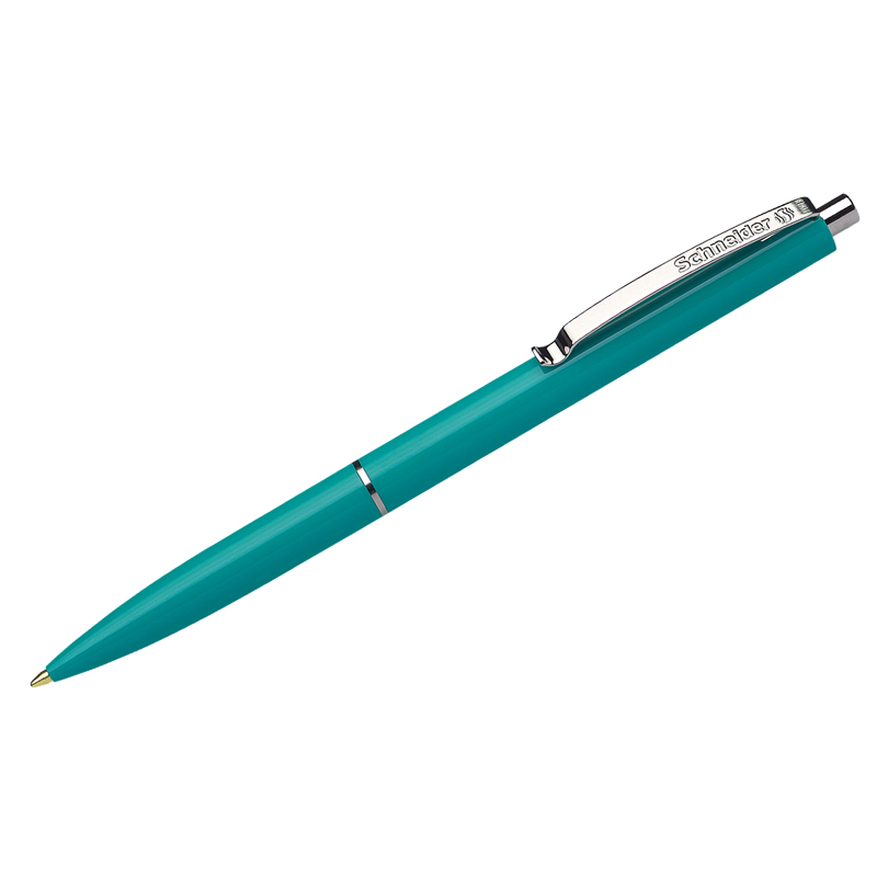 Ручка шариковая автоматическая Schneider "K15" синяя, 1,0мм, корпус зеленый, ш/к