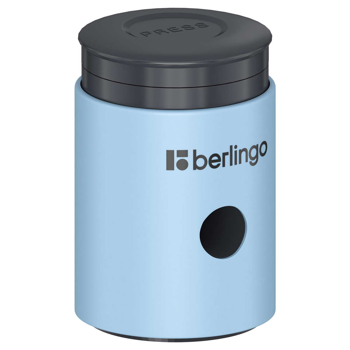 Точилка пластиковая Berlingo "Instinct" 1 отверстие, контейнер, ассорти, дисплей-бокс