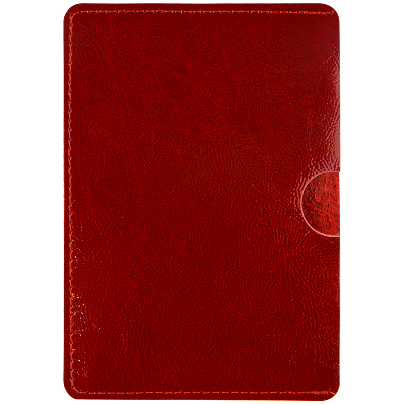Обложка-чехол для паспорта OfficeSpace, кожа, красный