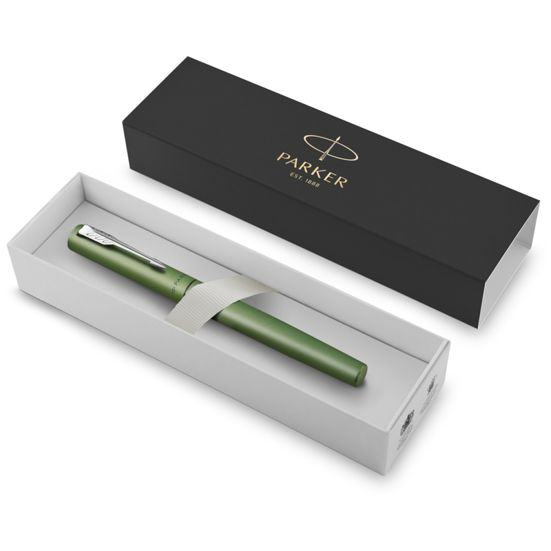 Ручка-роллер Parker "Vector XL Green" черная, 0,8мм, подарочная упаковка