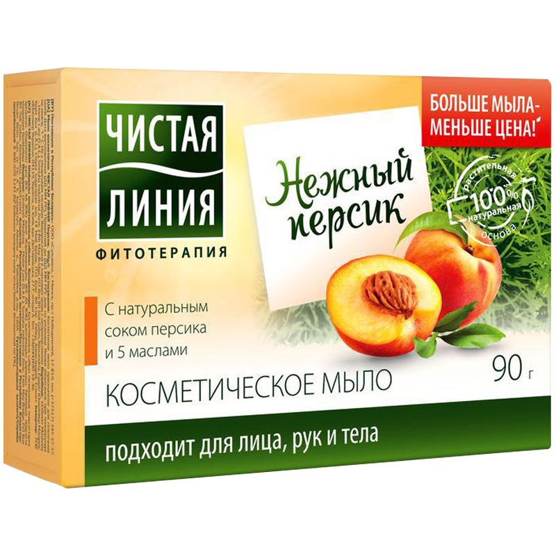 Чистая линия нежный persik 5-ols&Peach-Juice br 0.09kg (6221155046932)