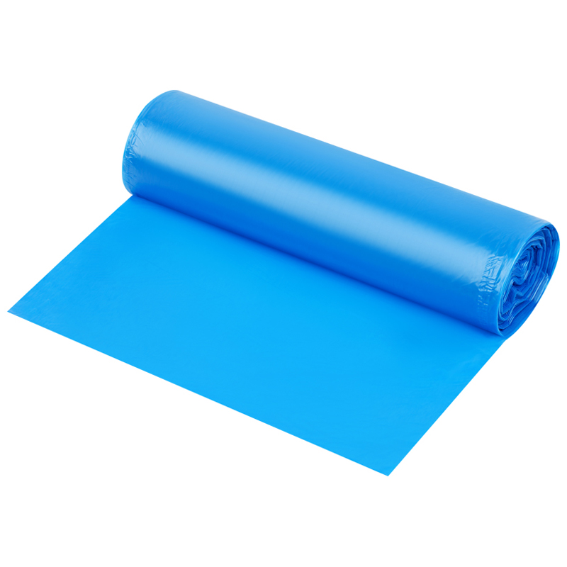 Мешки для мусора 60л OfficeClean ПВД, 60*70см, 25мкм, 20шт., особо прочные, синие, в рулоне