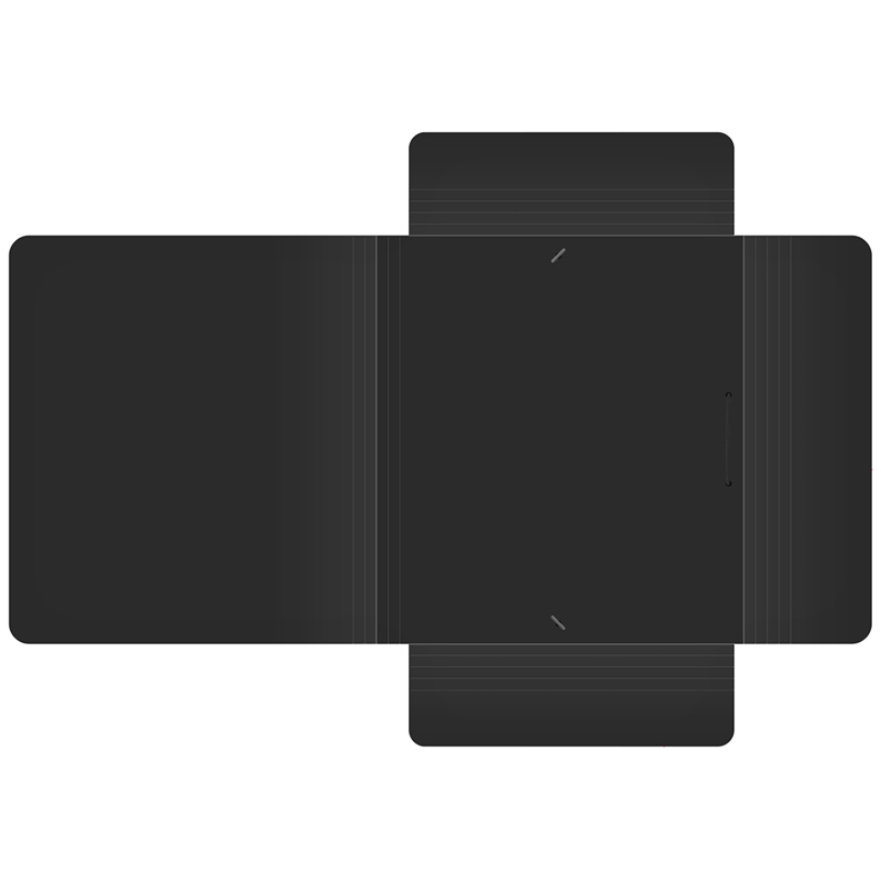 Папка на резинке Berlingo "Soft Touch" А4, 600мкм, черная