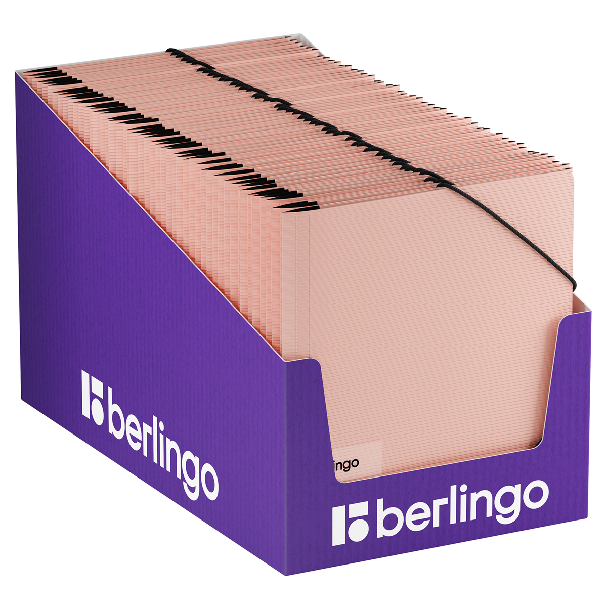 Папка на резинке Berlingo "Instinct" А5, пластик, 600мкм, фламинго