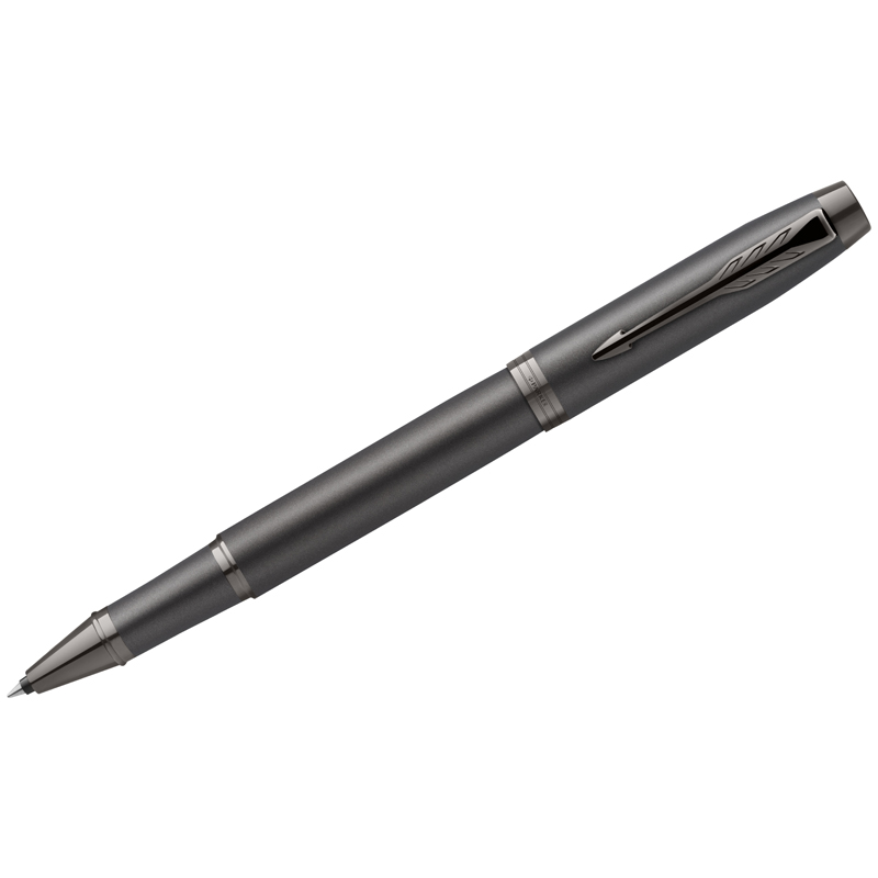 Ручка-роллер Parker "IM Professionals Monochrome Titanium" черная, 0,8мм, подарочная упаковка