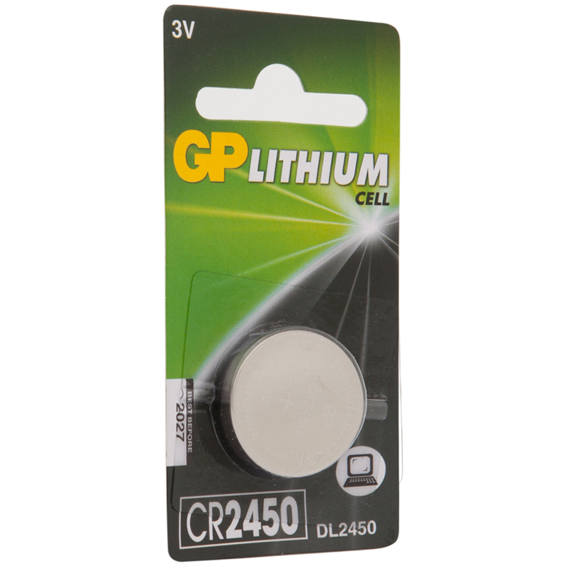 Батарейка GP CR2450 (DL2450) литиевая, BC1
