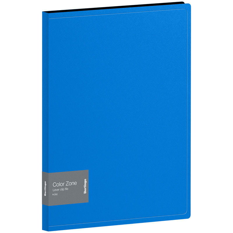 Папка с зажимом Berlingo "Color Zone" А4, 17мм, 1000мкм, синяя