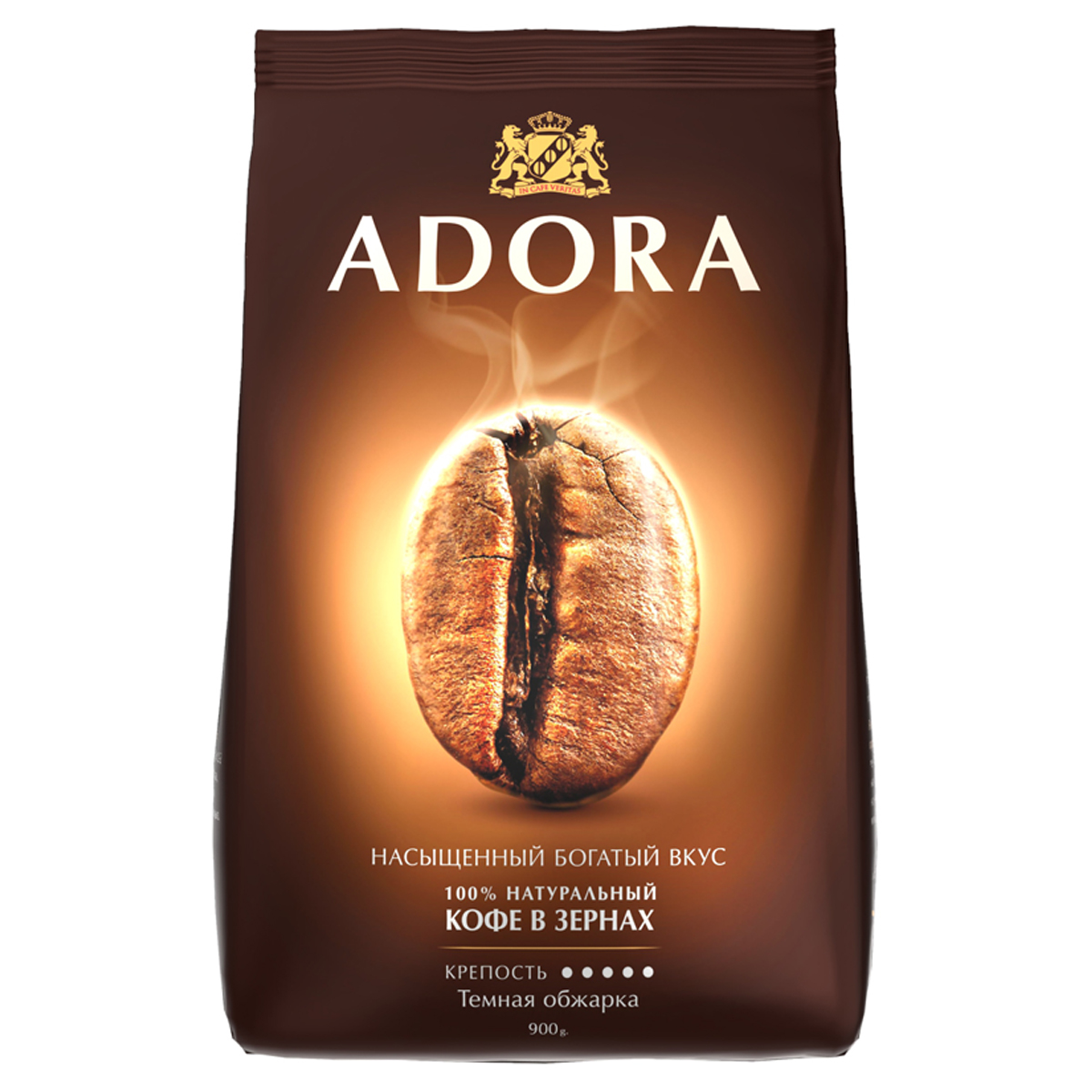 Кофе в зернах Ambassador "Adora", пакет, 900г