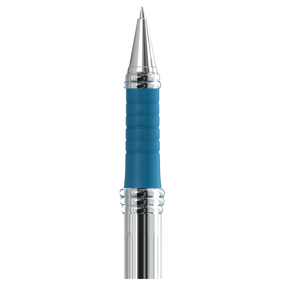 Ручка шариковая Berlingo "I-10" синяя, 0,4мм, грип