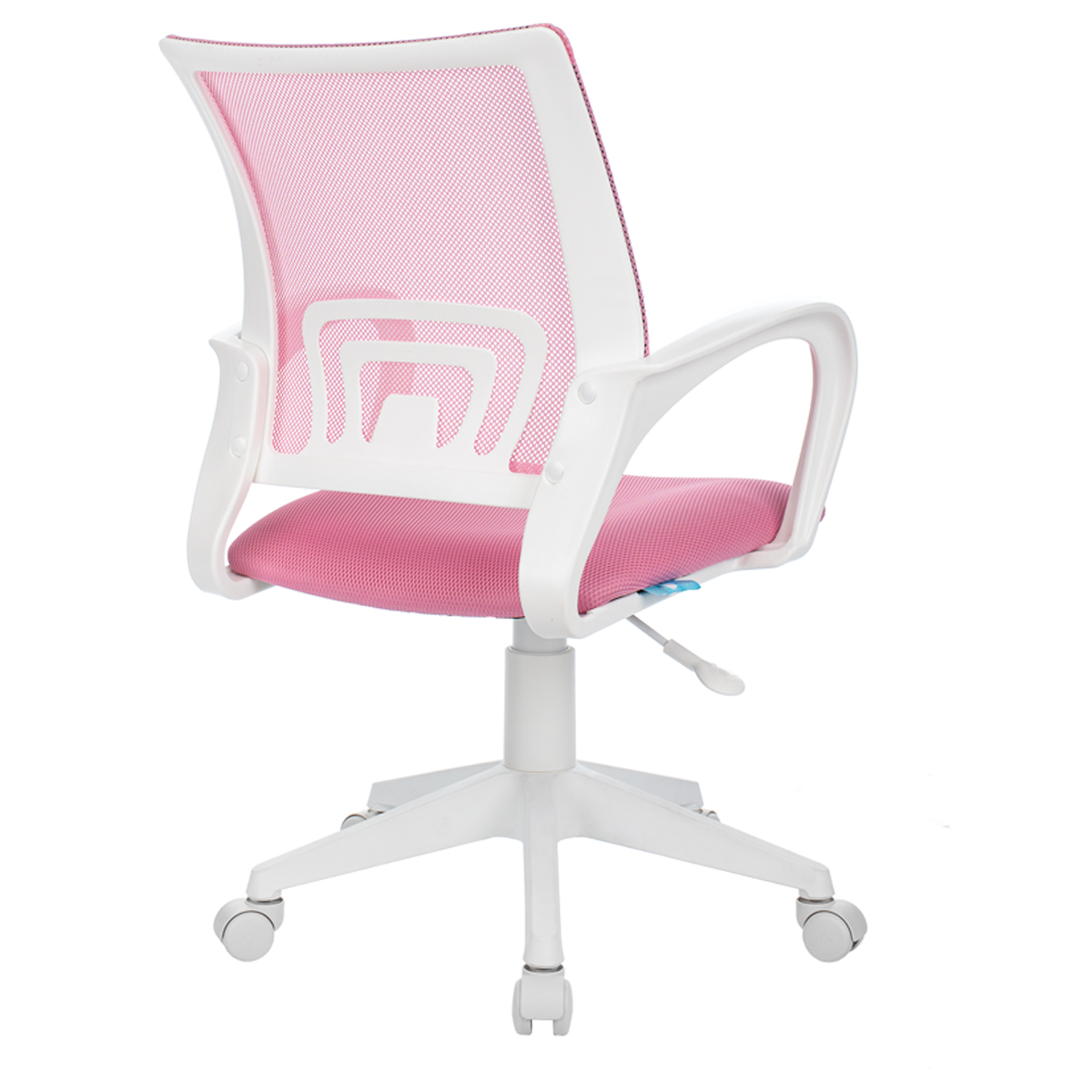 Кресло оператора Helmi HL-M95 R (W695) "Airy", спинка сетка розовая/сиденье ткань TW розовая, пиастр