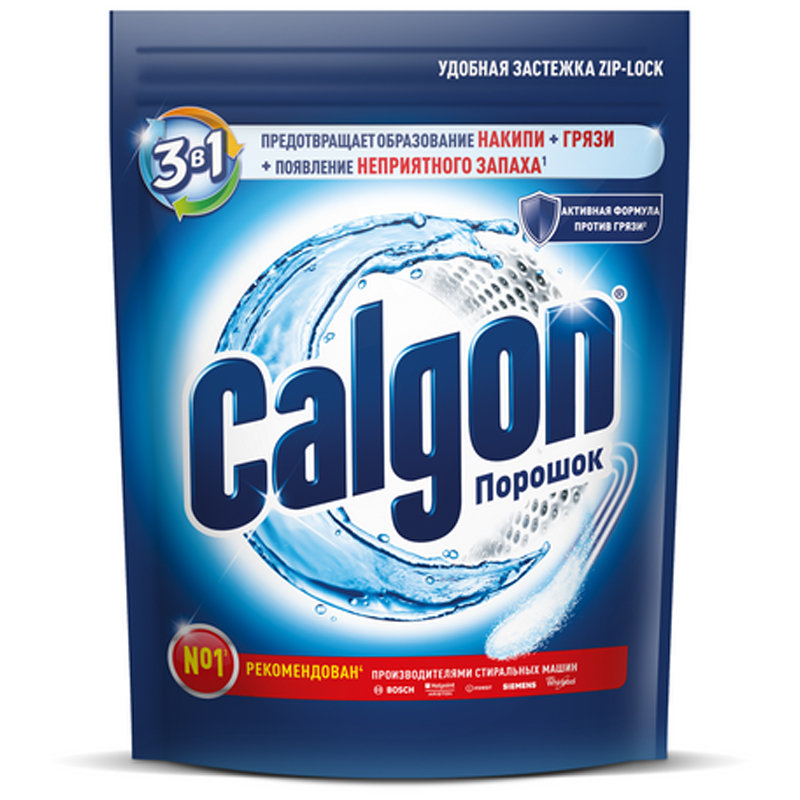 Смягчитель воды для стиральных машин Calgon 3в1, порошок, 1,5кг
