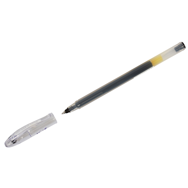 Ручка гелевая Pilot "Super Gel" черная, 0,5мм