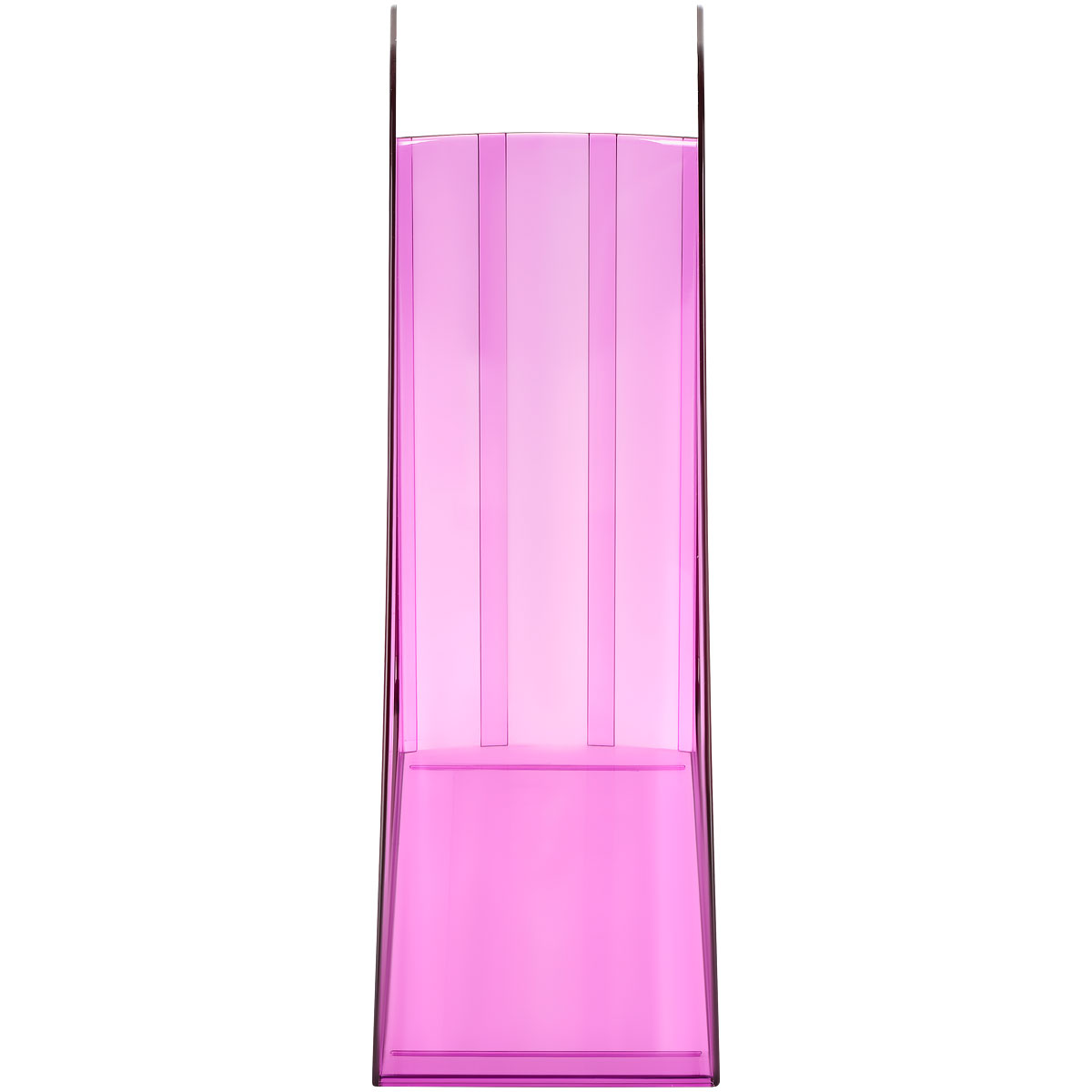 Лоток для бумаг вертикальный СТАММ "Фаворит", тонированный фиолетовый, ширина 90мм