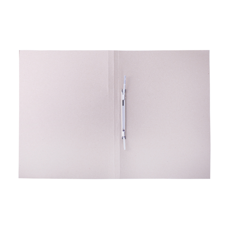 Скоросшиватель OfficeSpace "Дело", картон немелованный, 400г/м2, белый, пробитый, до 200л.