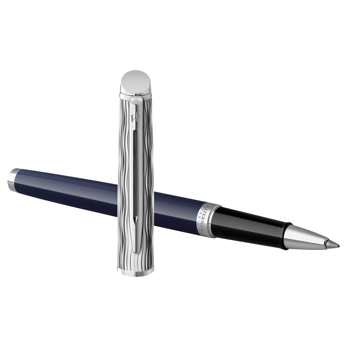 Ручка-роллер Waterman "Hémisphère SE Deluxe Blue CT" черная, 0,8мм, подарочная упаковка