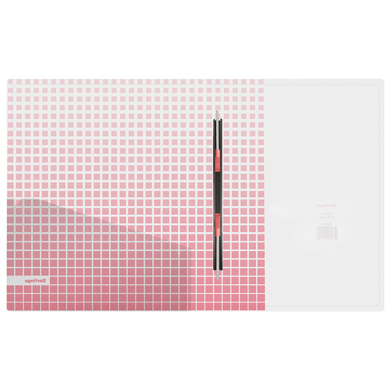 Папка с пружинным скоросшивателем Berlingo "Squares", 17мм, 600мкм, с внутр. карманом, с рисунком