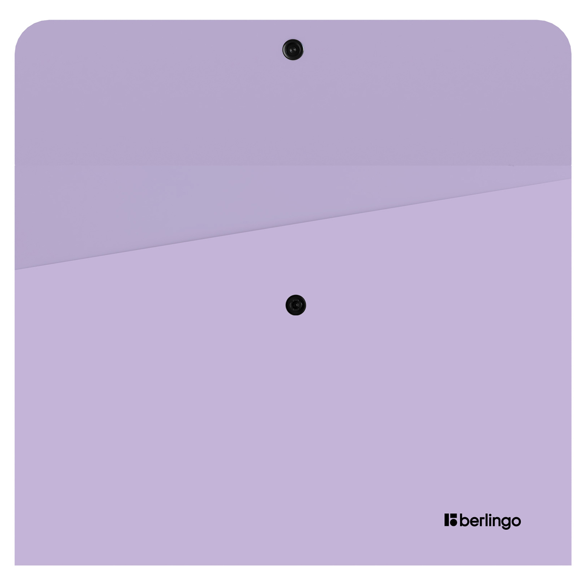 Папка-конверт на кнопке Berlingo "Instinct" А4, 330мкм, лаванда
